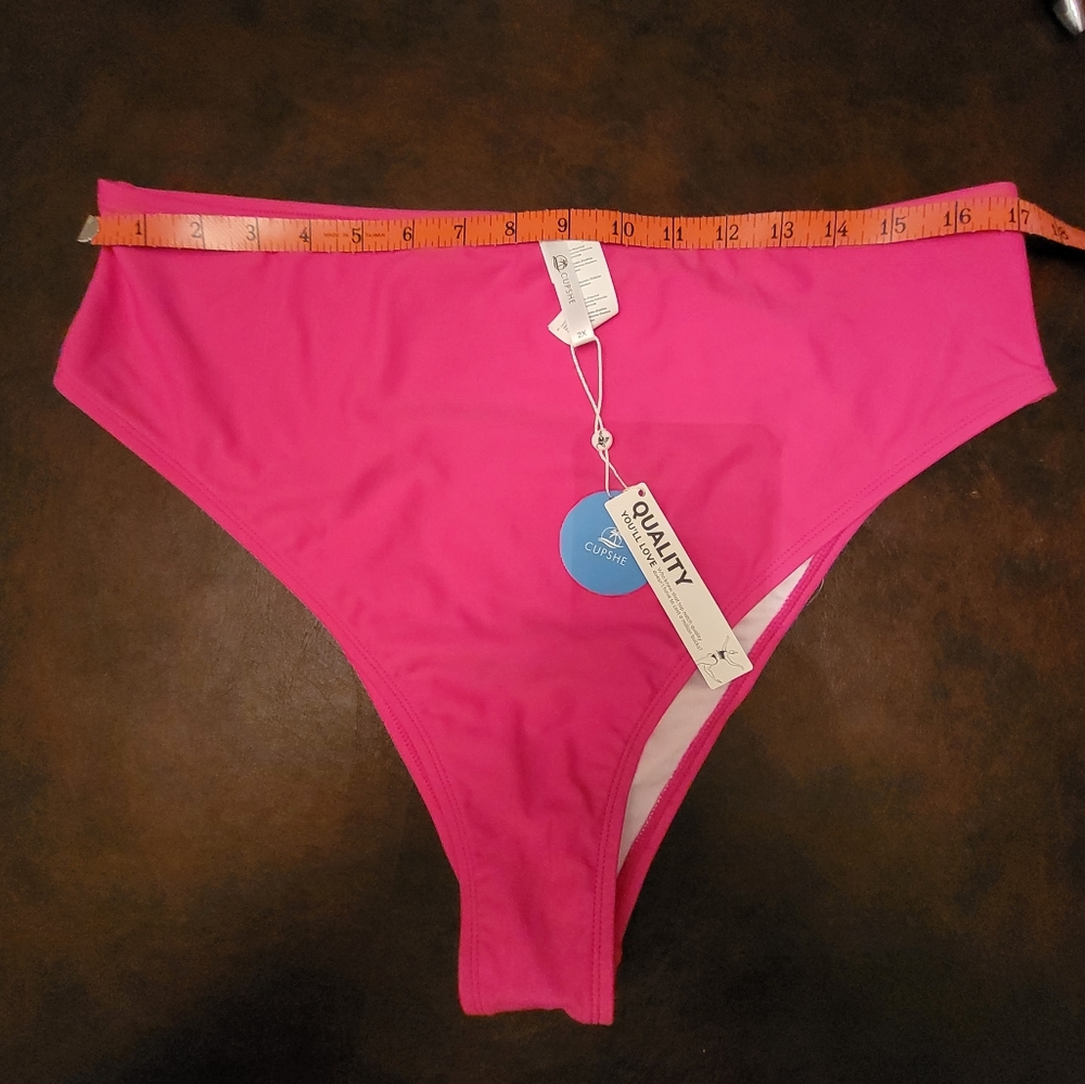 🆕 NWT! Cupshe High Waisted Swim Bottoms size 2X - Picture 5 of 10